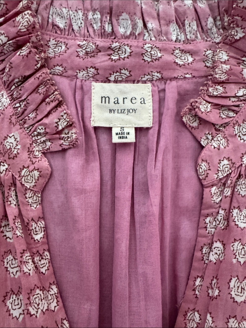 MAREA Liz dress in lavender thistle size small EUC - Picture 2 of 11